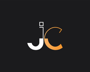 creative letter JC logo design for company