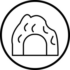 Caving icon style