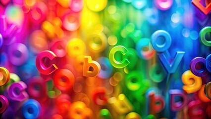 Fototapeta premium Vivid blurred colorful wallpaper background, vibrant, abstract, design, artistic, backdrop, blur, colorful, vibrant, soft
