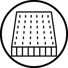 Sleeping Mat icon style