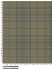 Plaid fabric pattern, blue, brown, cream, seamless for textiles, and for designing clothes, skirts or decorative fabrics. Vector illustration.