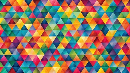 Abstract pattern of colorful triangles in geometric shapes, triangles, abstract, pattern, colorful, geometric, shapes