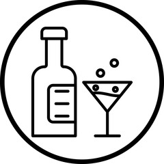 Alcoholic icon style