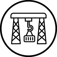 Bridge Crane icon style