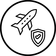 Travel Insurance icon style