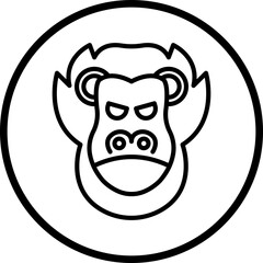 Orangutan icon style