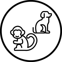 Animals icon style