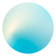 Gradient pastel circle png sticker, transparent background