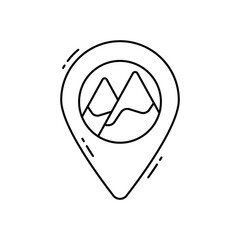 PIN vector icon
