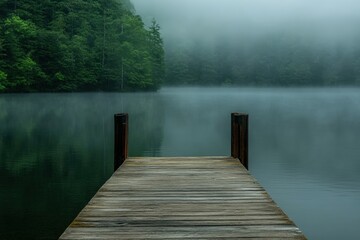 Fototapeta premium lake chiemsee - bavaria. Beautiful simple AI generated image
