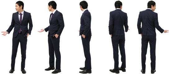 男性ビジネス全身写真