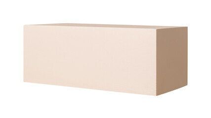 Beige rectangle png, geometric shape sticker, isolated object design