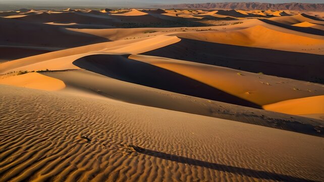 sand dunes in the desert