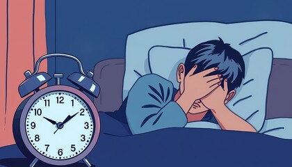 Insomnia with Alarm Clock Focus