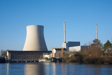 Abgeschaltetes Atomkraftwerk Isar2