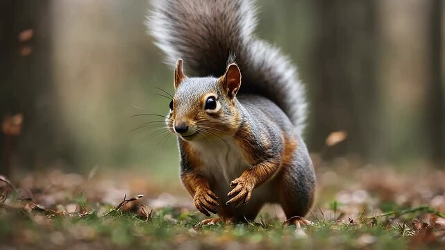 video climbing olated foraging acorn forest cute tree wildlife rodent 