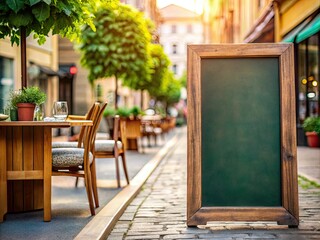 Empty Restaurant Menu Board, Blank Signage, Outdoor Restaurant Sign, Cafe Menu Board,  Restaurant Exterior, Blank Billboard, Street Food Sign, Outside Menu, Advertising Board, Food Menu Design