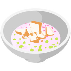 Indonesian Drink Sekoteng Illustration