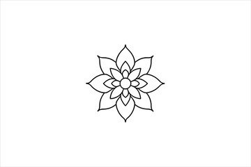 Modern-mandala-sketches-with-intricate-details-on white background