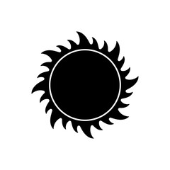 Sun vector icon. Summer illustration sign. hot symbol or logo.