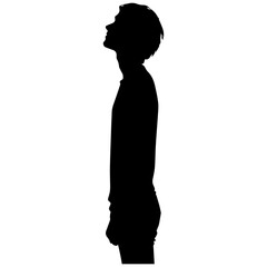 silhouette of a person