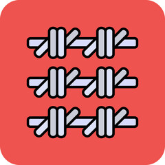 Barbed wire Icon