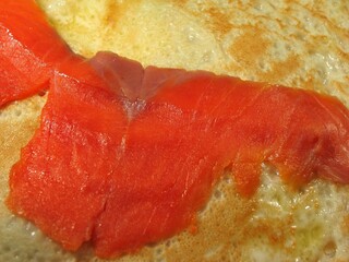 Red meat meal with a close view