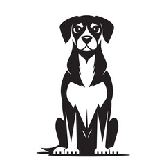 dog silhouette vector