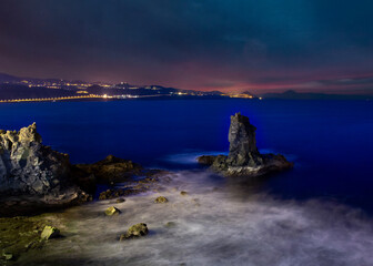 north coast of gran canaria at night © Miguel Diaz Ojeda