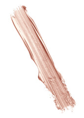 Backslash sign png rose gold shimmer brush stroke, transparent background