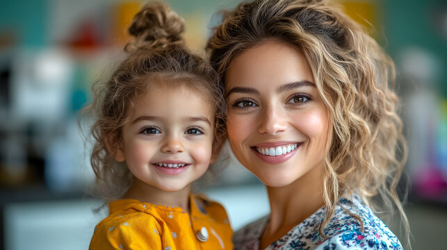 Image of a pediatric dentist engaging with a young child, making their first dental visit enjoyable.