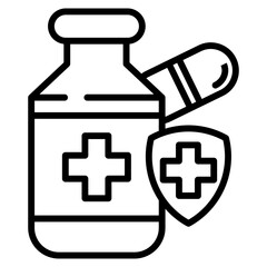 medicine single icon