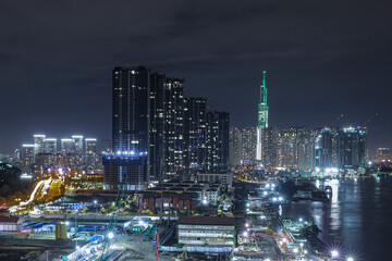 Skyline of Ho chi Minh city, Vietnam