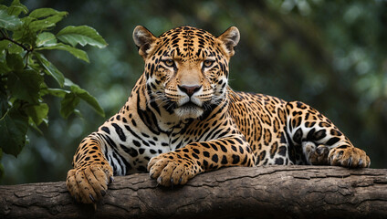 Fototapeta premium Jaguar Lounging