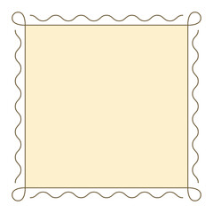 Png vintage badge, luxury logo in pastel yellow