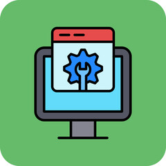 Web maintenance Icon