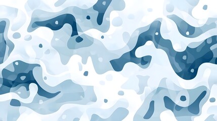 Abstract blue and white wave pattern, resembling water or fluid textures.