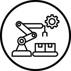 Automation Industry Vector Icon Style
