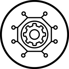 Mechanization Vector Icon Style