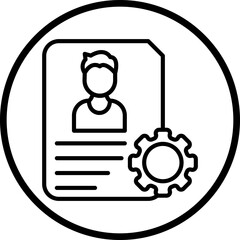 De Identification Vector Icon Style