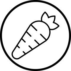 Carrots Vector Icon Style
