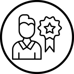 Obraz premium Reputation Vector Icon Style
