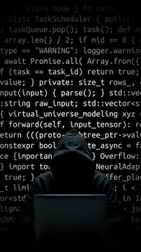 Conceptual java code of web page or javascript programming concept. Simulation of abstract software computer programming code.