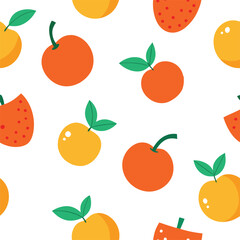 Fruits Patten Design Vector Illustration 