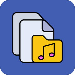 Obraz premium Music Archive Icon
