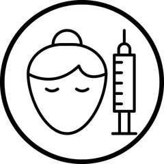 Botox Vector Icon Style