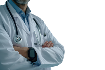 Dedicated Doctor Examining Patient in a Modern Hospital Room with Advanced Equipment for Healthcare Practices