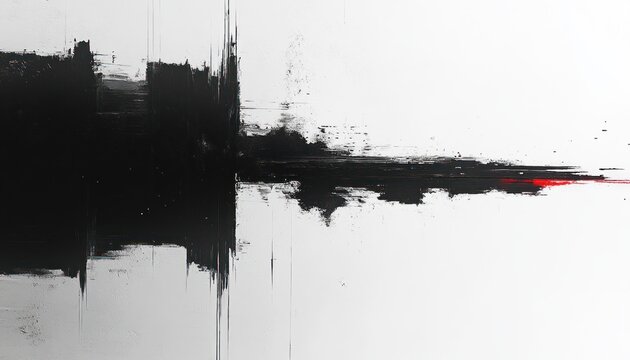 black and white glitch art vintage texture pattern dynamic composition high contrast retro static signal noise