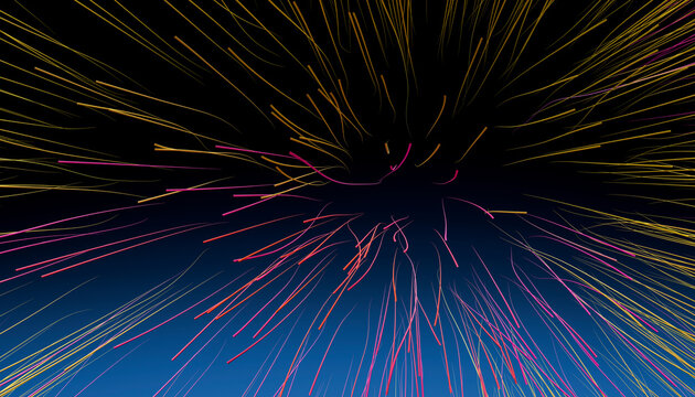 3d Rende,r Abstract, Hairs