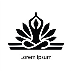 Obraz premium SoulAlign Minimalist Yoga Logos